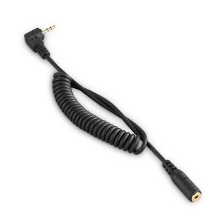 2201 coiled male to female 2.5mm Lanc extension cable