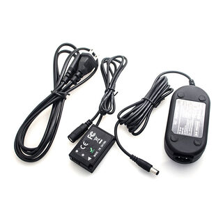 Nätdel AC-E6 + batteridummy Canon LP-E17 (DR-E18)