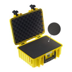 Outdoor Case typ 4000 gul med skuminteriör 
