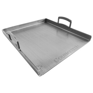 Pizzapaket - Stekbord 39x34cm, med uppvikta kanter & handtag + pizzaskärare + pizzaspade