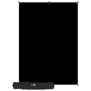 X-Drop 578K, komplett bakgrunds kit - svart, 1,5 x 2,1m