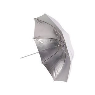 Paraply 84/98 cm silver
