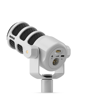 PodMic USB, USB-C & XLR mikrofon - Vit