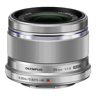 M.Zuiko Digital 25mm f/1,8 MSC silver (för Micro 4/3) 