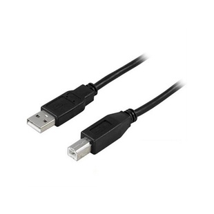 USB 2-kabel typ A till typ B, 3 meter, skrivarkabel 