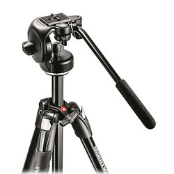 stativ 290 XTRA med videohuvud 128RC2, 3 sektioner, aluminium