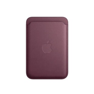 FineWoven, läderplånbok med MagSafe till iPhone - Vinröd