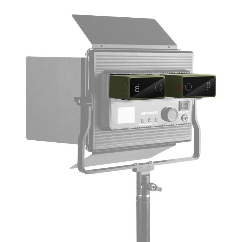 SmallRig 4577 NP-F970 batteri med USB-C & USB-A kontakt - grön | CyberPhoto