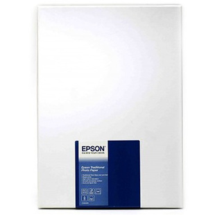 A2 Epson Traditional Photo Paper 330g, 25 Ark