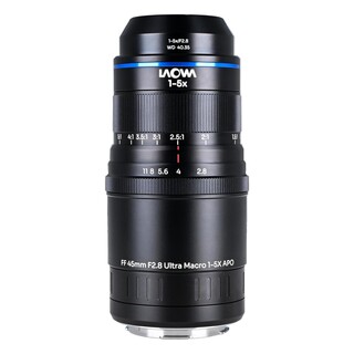 Aksen 45mm f/2,8 1-5x Ultra Macro APO för L-fattning (fullformat)