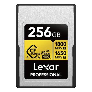 CFexpress 4.0 Pro Gold, VPG400/IP68, R1800/W1650 (Type A) - 256GB