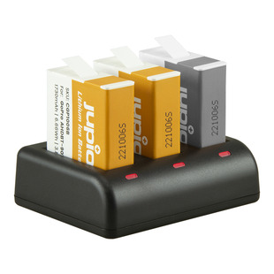 Trippelladdare + 2st Enduro-batterier till Hero12, Hero11, Hero10 & Hero9