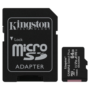 Kingston MicroSDXC Canvas Select Plus Class 10 UHS-I U3 Class 10 100MB/s