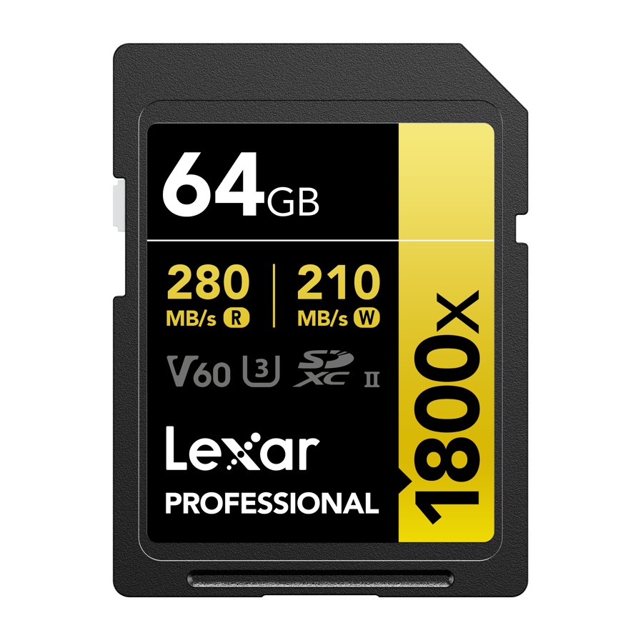 Professionele Geheugenkaart LEXAR 2-pack SD Kaarten – 64GB UHS-II 1800x, V60, Voor 4K Video En Hoge Snelheid Lexar SD Kaart