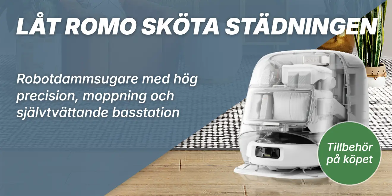 Lämna städningen till Romo - Spara upp till 6000:-