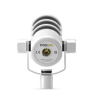 PodMic, dynamisk streaming- och podcastmikrofon - Vit
