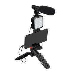 Vlogging-kit med mikrofon VL-5