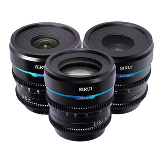 Cine Lens Nightwalker S35 Kit, för Micro 4/3 (MFT) - Svart