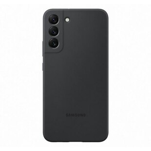 Silicone Cover Galaxy S22 Plus Black