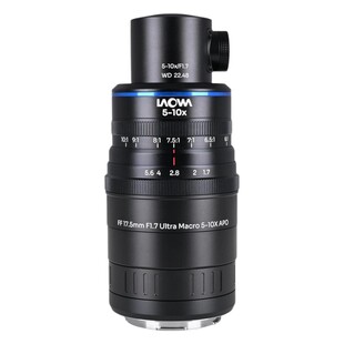 Aksen 17,5mm f/1,7 5-10x Ultra Macro APO (Coaxial Illumination Version) för L-fattning (fullformat)