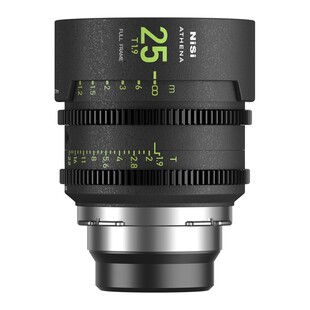 Cine Lens Athena Prime 25mm T1,9 PL-fattning