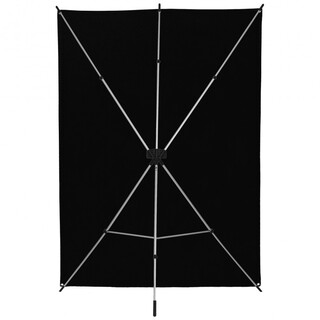 X-Drop 578K, komplett bakgrunds kit - svart, 1,5 x 2,1m