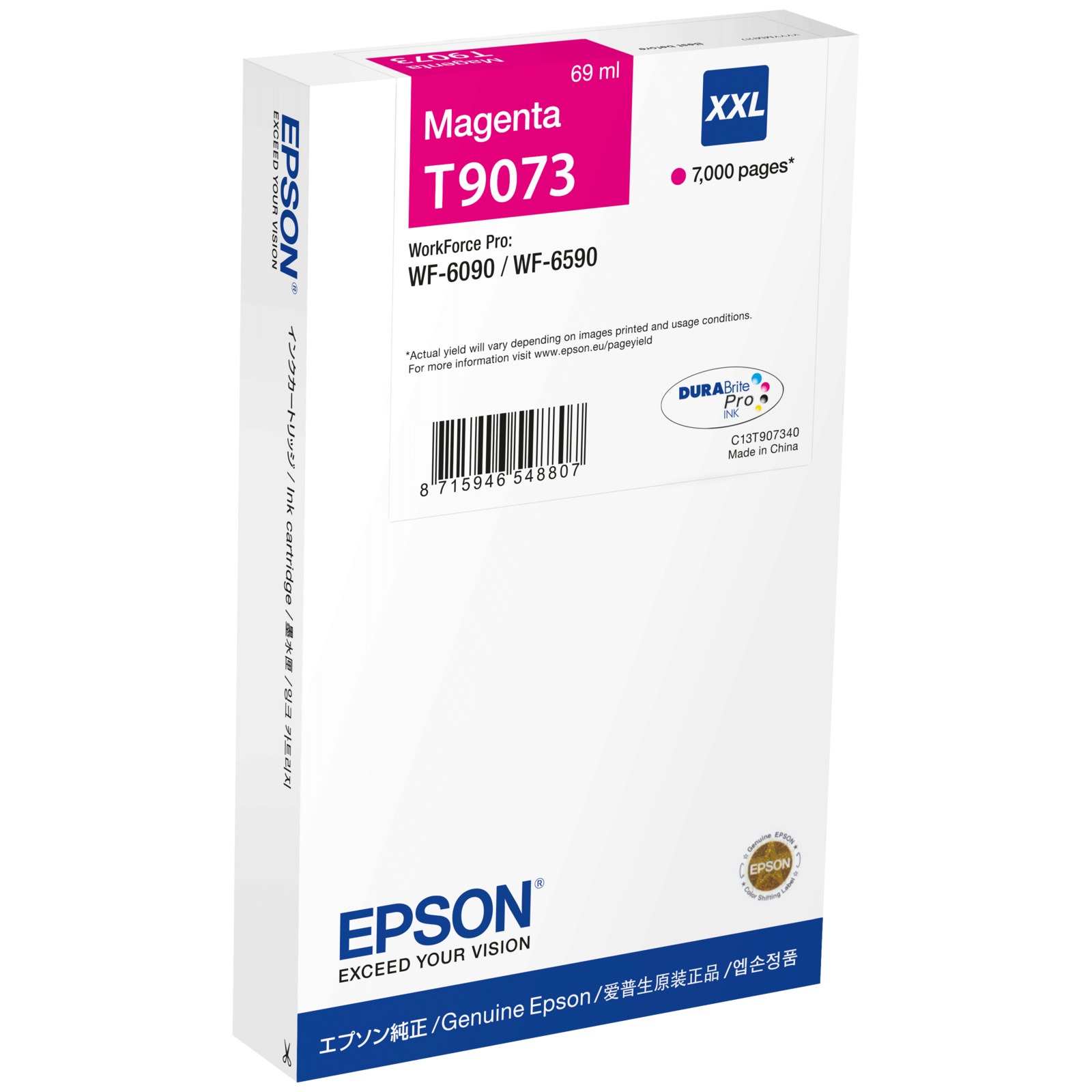 Epson XXL magenta T907 WorkForce Pro T9073
