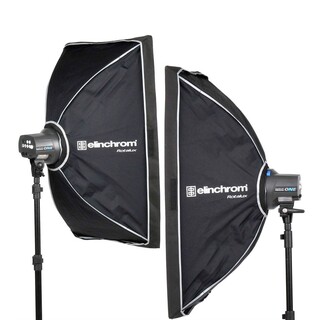 Studioblixt D-Lite RX ONE DUAL Softbox Set, 2st blixtar + tillbehör