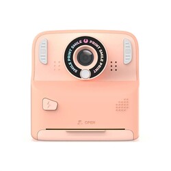 Pixiprint, direktbildskamera med inbyggda tv-spel - Rosa 