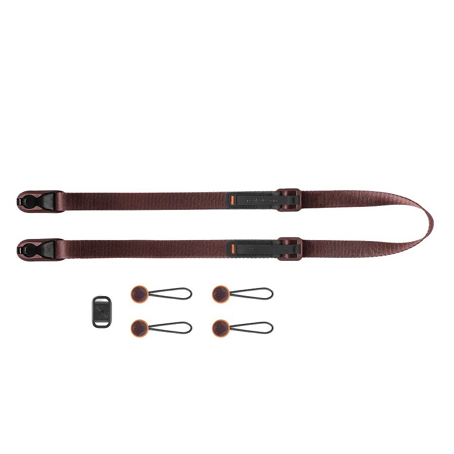 Leash kamerarem, vinröd (4 st fästankare ingår)