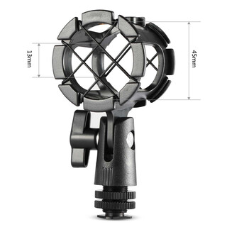 1859 microphone shock mount med cold shoe mount