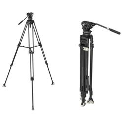 3989 FreeBlazer kolfiber videostativ + DH10 4165 videohuvud