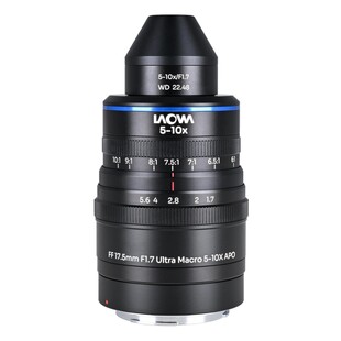 Aksen 17,5mm f/1,7 5-10x Ultra Macro APO för Canon EF (fullformat)