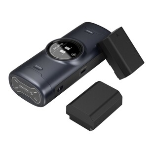 5696 Portable Charger Case kit, dubbel laddningsfodral med 2x NP-FZ100 batterier