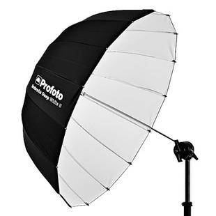 djupt paraply, vitt, 85 cm (small)