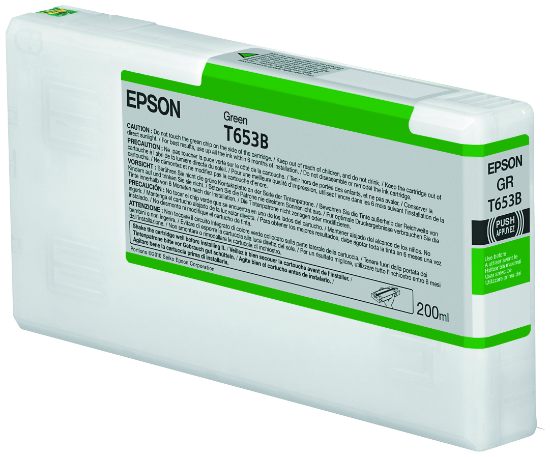 T653B Bläck 4900 Green 200 ml