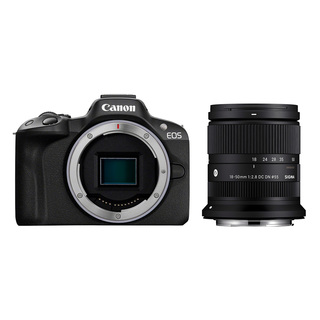 EOS R50 kamerahus + Sigma 18-50mm f/2,8 DC DN Contemporary