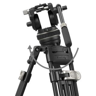 3989 FreeBlazer kolfiber videostativ + DH10 4165 videohuvud
