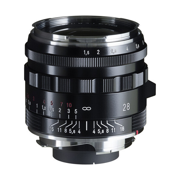 28mm f/1.5 Nokton Aspherical Type II VM Svart, för Leica M-fattning (fullformat)