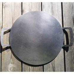 Stekbord 33cm, rund med handtag
