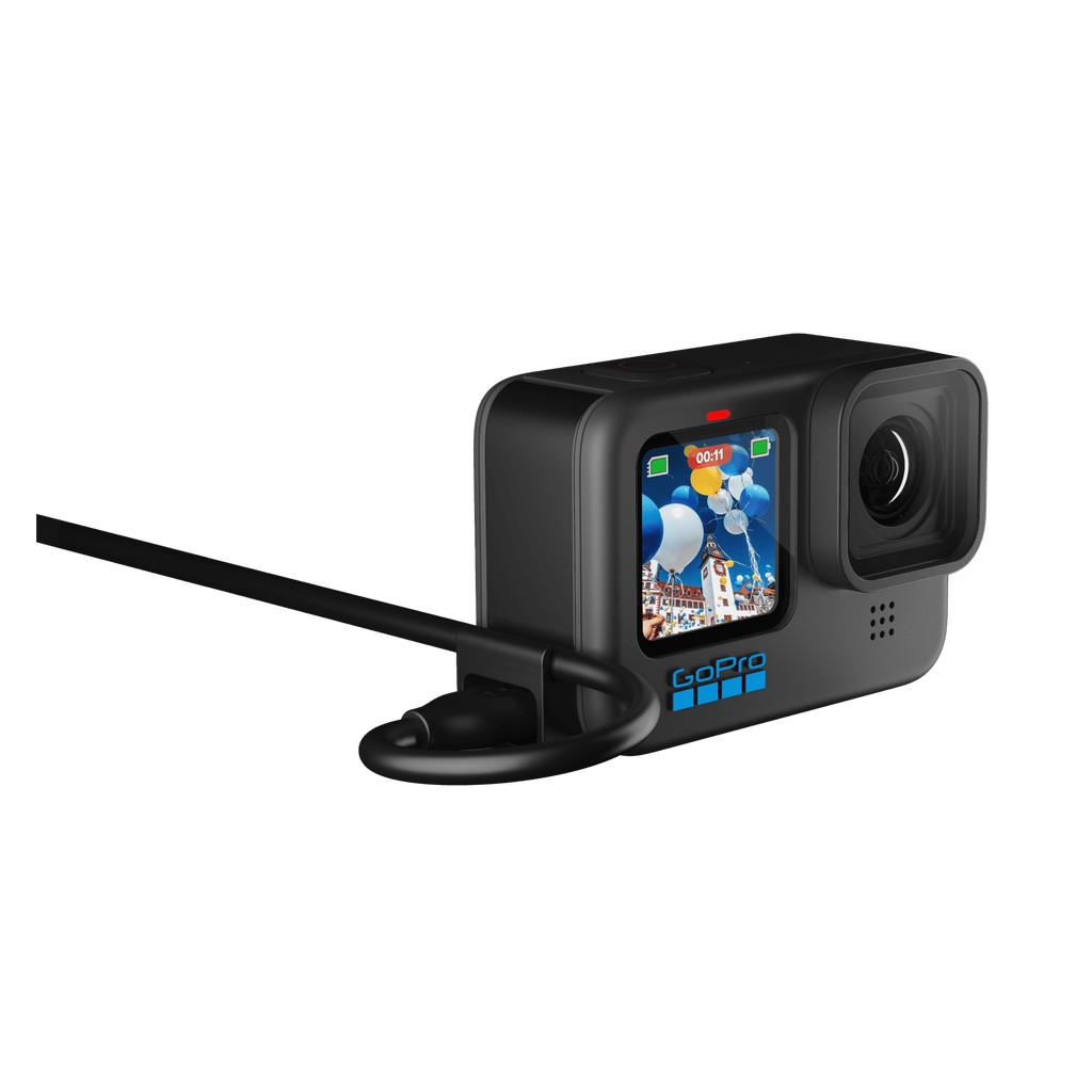 GoPro USB PassThrough Door för Hero12, Hero11, Hero 10 & Hero9 Black