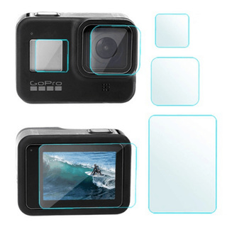 Lins-/LCD-skydd till Hero8 för lins, bak-, och framskärm