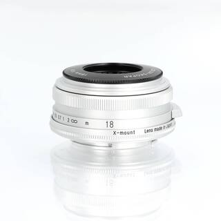 18mm f/2,8 Color Skopar Aspherical till Fujifilm X-fattning, silver (begagnad)