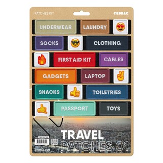 Travel Patches 01, organiseringsmärken