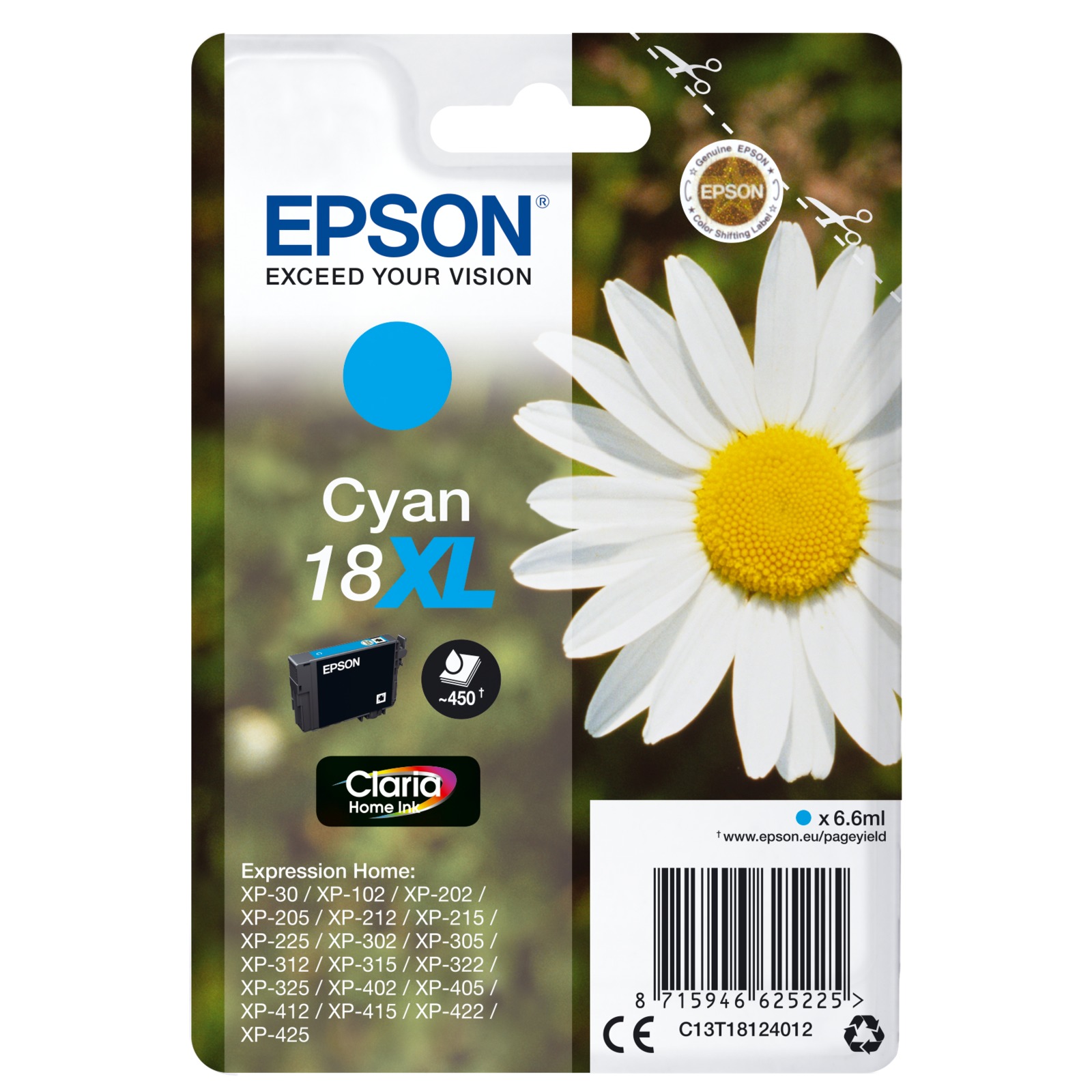 XL cyan Claria Home T181 T1812