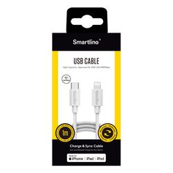 USB-C till Lightning Vit - 1m