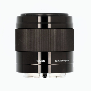 E 50mm f/1,8 OSS svart (APS-C) (begagnad)