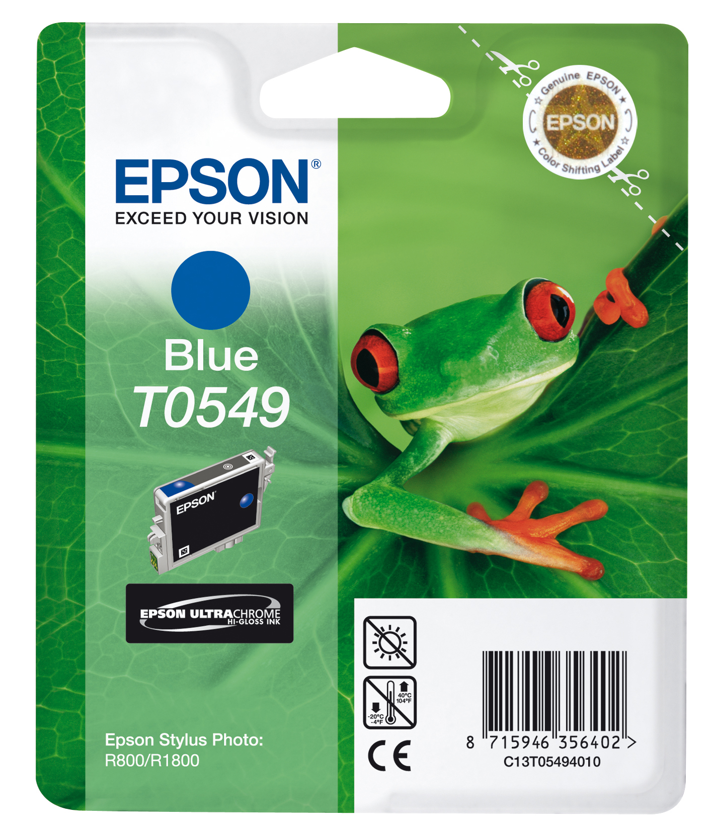 Epson T0549 Blå till Stylus R800/R1800