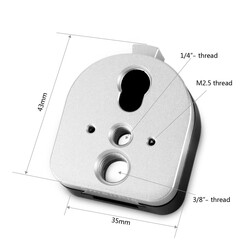 1855 S-lock quick release mounting device