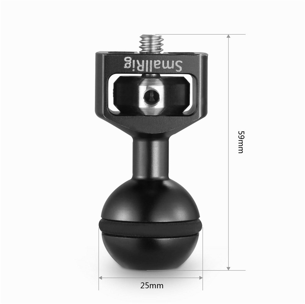 Smallrig 2132 ballhead med 1/4" screw